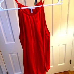 High neck silk Joie tank
